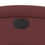 Sillón reclinable eléctrico de cuero sintético rojo tinto de , Sillones - Ref: Foro24-3204030, Precio: 239,47 €, Descuento: %