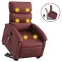 Fußmassage-Liegestuhl aus rotem Kunstleder von , Sessel - Ref: Foro24-3204051, Preis: 281,85 €, Rabatt: %