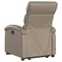 Sillón reclinable masaje pie cuero artificial color capuchino de , Sillones - Ref: Foro24-3204053, Precio: 341,20 €, Descuent...
