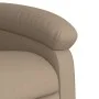 Sillón reclinable masaje pie cuero artificial color capuchino de , Sillones - Ref: Foro24-3204053, Precio: 341,20 €, Descuent...