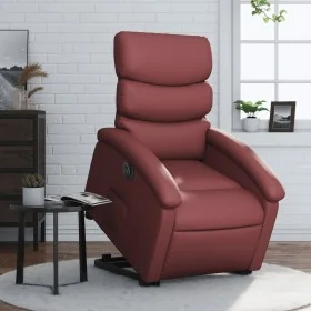 Red artificial leather electric lift chair by , Armchairs - Ref: Foro24-3204058, Price: 332,58 €, Discount: %