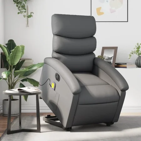 Elektrischer Massagesessel aus grauem Kunstleder von , Sessel - Ref: Foro24-3204064, Preis: 337,53 €, Rabatt: %