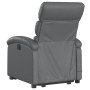 Sillón de masaje elevable eléctrico cuero sintético gris de , Sillones - Ref: Foro24-3204064, Precio: 315,82 €, Descuento: %