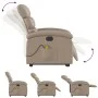 Cappuccino-Elektro-Massagesessel aus Kunstleder von , Sessel - Ref: Foro24-3204039, Preis: 302,31 €, Rabatt: %