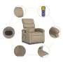 Cappuccino-Elektro-Massagesessel aus Kunstleder von , Sessel - Ref: Foro24-3204039, Preis: 302,31 €, Rabatt: %