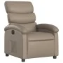 Sillón reclinable eléctrico de cuero sintético color capuchino de , Sillones - Ref: Foro24-3204032, Precio: 246,85 €, Descuen...
