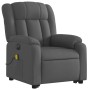 Sillón de masaje eléctrico reclinable elevable tela gris oscuro de , Sillones - Ref: Foro24-3205353, Precio: 331,62 €, Descue...