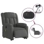 Sillón de masaje eléctrico reclinable elevable tela gris oscuro de , Sillones - Ref: Foro24-3205353, Precio: 355,10 €, Descue...
