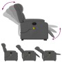 Sillón de masaje eléctrico reclinable elevable tela gris oscuro de , Sillones - Ref: Foro24-3205353, Precio: 331,62 €, Descue...