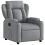 Sillón reclinable eléctrico tela gris claro de , Sillones - Ref: Foro24-3204458, Precio: 304,71 €, Descuento: %