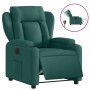 Sillón reclinable eléctrico tela verde oscuro de , Sillones - Ref: Foro24-3204464, Precio: 242,34 €, Descuento: %