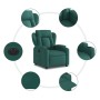 Sillón reclinable eléctrico tela verde oscuro de , Sillones - Ref: Foro24-3204464, Precio: 242,34 €, Descuento: %