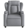 Sillón reclinable de masaje eléctrico tela gris claro de , Sillones - Ref: Foro24-3204470, Precio: 296,53 €, Descuento: %