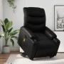 Sillón de masaje elevable eléctrico cuero sintético negro de , Sillones - Ref: Foro24-3206620, Precio: 339,03 €, Descuento: %
