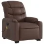 Sillón de masaje elevable eléctrico cuero sintético marrón de , Sillones - Ref: Foro24-3206622, Precio: 386,09 €, Descuento: %
