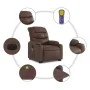 Sillón de masaje elevable eléctrico cuero sintético marrón de , Sillones - Ref: Foro24-3206622, Precio: 386,09 €, Descuento: %