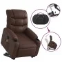 Sillón de masaje elevable eléctrico cuero sintético marrón de , Sillones - Ref: Foro24-3206622, Precio: 386,09 €, Descuento: %