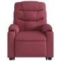 Sillón reclinable de masaje elevable tela rojo tinto de , Sillones - Ref: Foro24-3206657, Precio: 351,23 €, Descuento: %