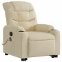 Silla de masaje reclinable de pie de tela color crema de , Sillones - Ref: Foro24-3206662, Precio: 353,10 €, Descuento: %