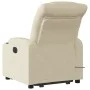 Silla de masaje reclinable de pie de tela color crema de , Sillones - Ref: Foro24-3206662, Precio: 353,10 €, Descuento: %