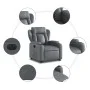 Grauer Power-Lift-Liegestuhl aus Kunstleder von , Sessel - Ref: Foro24-3204561, Preis: 339,33 €, Rabatt: %