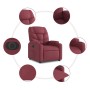 Sillón reclinable eléctrico tela rojo tinto de , Sillones - Ref: Foro24-3204575, Precio: 270,83 €, Descuento: %