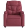 Sillón reclinable eléctrico tela rojo tinto de , Sillones - Ref: Foro24-3204575, Precio: 279,49 €, Descuento: %