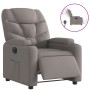 Sillón reclinable eléctrico tela gris taupé de , Sillones - Ref: Foro24-3204580, Precio: 241,99 €, Descuento: %
