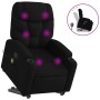 Sillón reclinable de masaje elevable tela negro de , Sillones - Ref: Foro24-3204610, Precio: 275,55 €, Descuento: %