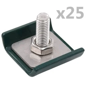 Gitterverbinder 25 Sets grün von vidaXL, Zubehör für Tore und Zäune - Ref: Foro24-144499, Preis: 35,76 €, Rabatt: %