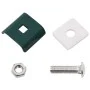 Lattice connector 25 sets green by vidaXL, Accessories for gates and fences - Ref: Foro24-144499, Price: 35,76 €, Discount: %