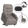 Sillón reclinable elevable tela gris taupe de , Sillones - Ref: Foro24-3204604, Precio: 280,93 €, Descuento: %