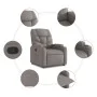 Sillón reclinable elevable tela gris taupe de , Sillones - Ref: Foro24-3204604, Precio: 280,93 €, Descuento: %