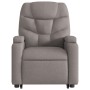 Sillón reclinable elevable tela gris taupe de , Sillones - Ref: Foro24-3204604, Precio: 264,98 €, Descuento: %