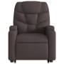 Sillón eléctrico reclinable elevable de tela marrón oscuro de , Sillones - Ref: Foro24-3204625, Precio: 312,24 €, Descuento: %