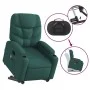 Sillón masaje eléctrico reclinable elevable tela verde oscuro de , Sillones - Ref: Foro24-3204638, Precio: 349,18 €, Descuent...