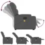 Sillón de masaje eléctrico reclinable elevable tela gris oscuro de , Sillones - Ref: Foro24-3204633, Precio: 394,00 €, Descue...