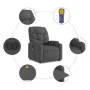 Sillón de masaje eléctrico reclinable elevable tela gris oscuro de , Sillones - Ref: Foro24-3204633, Precio: 394,00 €, Descue...