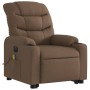 Sillón de masaje eléctrico reclinable elevable tela marrón de , Sillones - Ref: Foro24-3206676, Precio: 330,92 €, Descuento: %