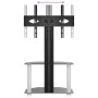 Mueble TV esquina 2 niveles para 32-70 pulgadas negro plateado de , Muebles TV - Ref: Foro24-358164, Precio: 90,80 €, Descuen...