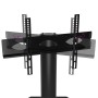 Mueble TV esquina 2 niveles para 32-70 pulgadas negro plateado de , Muebles TV - Ref: Foro24-358164, Precio: 90,80 €, Descuen...