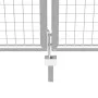 Silberverzinktes Gartentor aus Stahl, 415 x 150 cm von vidaXL, Gartentore - Ref: Foro24-144299, Preis: 346,54 €, Rabatt: %