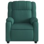 Sillón reclinable eléctrico tela verde oscuro de , Sillones - Ref: Foro24-3205184, Precio: 242,24 €, Descuento: %