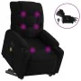 Sillón de masaje eléctrico reclinable elevable tela negro de , Sillones - Ref: Foro24-3206674, Precio: 381,09 €, Descuento: %