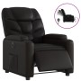 Sillón reclinable eléctrico de cuero sintético negro de , Sillones - Ref: Foro24-3204644, Precio: 265,05 €, Descuento: %