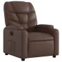 Sillón reclinable eléctrico de cuero sintético marrón de , Sillones - Ref: Foro24-3204646, Precio: 256,73 €, Descuento: %