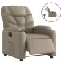 Sillón reclinable eléctrico de cuero sintético color capuchino de , Sillones - Ref: Foro24-3204650, Precio: 280,60 €, Descuen...