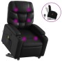 Sillón reclinable de masaje de pie cuero artificial negro de , Sillones - Ref: Foro24-3204665, Precio: 306,74 €, Descuento: %