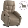 Sillón elevable eléctrico cuero artificial capuchino de , Sillones - Ref: Foro24-3204678, Precio: 359,75 €, Descuento: %