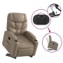 Sillón elevable eléctrico cuero artificial capuchino de , Sillones - Ref: Foro24-3204678, Precio: 348,67 €, Descuento: %